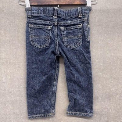 OshKosh B'gosh Toddler Boys Blue Denim Jeans 24M Pre-Owned Good Condition