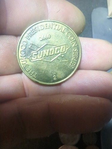 Sunoco George H Bush Presidential Coin Series Token 2000 Used Collectible