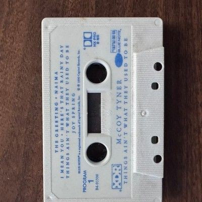 McCoy Tyner Things Ain't What They Used To Be Blue Note Jazz Cassette Tape Very