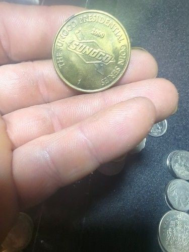 Ronald Reagan Sunoco Presidential Coin Series 2000 Token Used