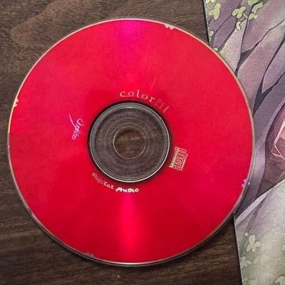 Virgin Colorful Digital Audio CD Red Music Album