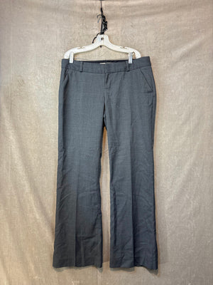 BANANA REPUBLIC Dress Pants Dark Gray Size 6 Pre-Owned 100% Polyester 1