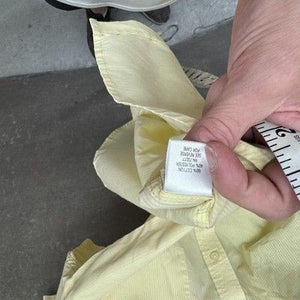 Croft & Barrow Shirt Mens Medium Yellow Short Sleeve Button Up Pocket Pre-Owned 2