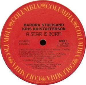 Streisand Kristofferson A Star Is Born Vinyl LP Record Used 2