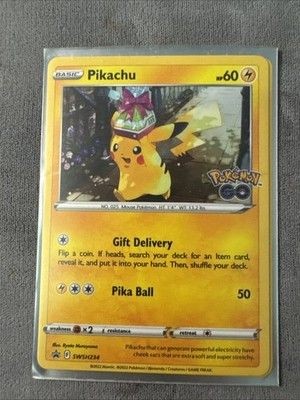 Pikachu SWSH234 Promo SWSH Black Star Pokemon TCG