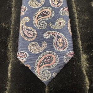 Jos A Bank Reserve Silk Tie Mens Paisley Made Italy Formal Necktie Dress 4