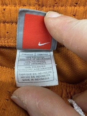 Nike Basketball Shorts Texas Longhorns Burnt Orange Mens 2XL Pre-Owned 2