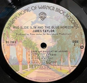 James Taylor Mud Slide Slim And The Blue Horizon Vinyl LP Record Used 3
