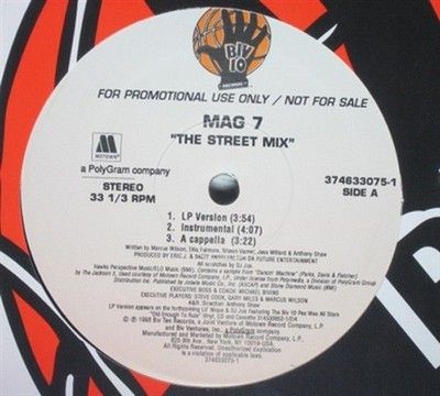 Mag 7 Street Mix 12 Inch Vinyl Record Used Hip Hop