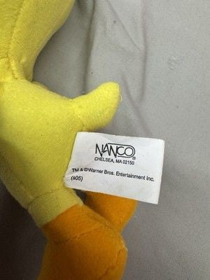 Nanco Looney Tunes Tweety Bird Baby Stuffed Raised Arm Plush Vintage 10” Warner