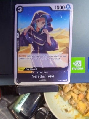 One Piece TCG Monkey D Luffy Deck ST08-007 Nefeltari Vivi Ungraded 1