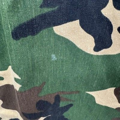 Kulture Original Mens XL Camouflage Camo Button Up Short Sleeve Shirt Pre-Owned