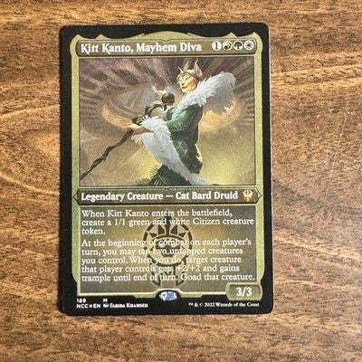 Kitt Kanto Mayhem Diva Foil Magic The Gathering New Capenna Commander Used