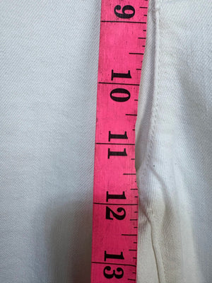 Lands End Jeans Women Size 14 Tall White Classic Fit Used Excellent Stretch 5