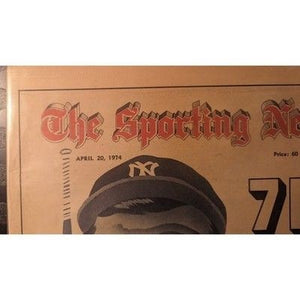The Sporting News Hank Aaron 715 Home Runs Babe Ruth Issue April 20 1974 Vintage 2