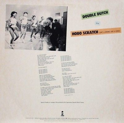 Malcolm McLaren Double Dutch 12 Inch Vinyl Record Used Hip Hop