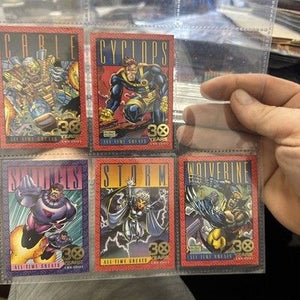 X-Men Series 2 1993 Marvel Skybox COMPLETE SET PLUS 5 GFoil Bonus Cards 3