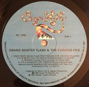 Grandmaster Flash & The Furious Five The Message Vinyl LP Record 1