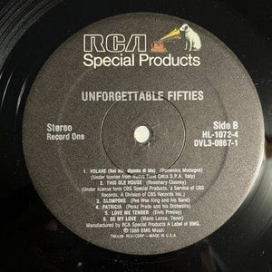 Various Unforgettable Fifties Vinyl LP Record 4