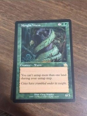 Mungha Wurm #119 (NM) Prophecy PCY Magic MTG 1