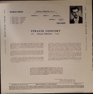 Johann Strauss Eduard Strauss And His Orchestra - Strauss Concert Vinyl LP Re... 2