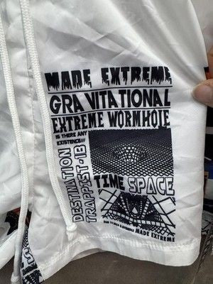 Made Extreme Mens Medium Gravitational Wormhole Space Graphic Shorts Pre-Owned G