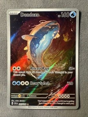 Dondozo Illustration Rare Holofoil SVI 207/198 NM Pokemon TCG NM TCG CCG