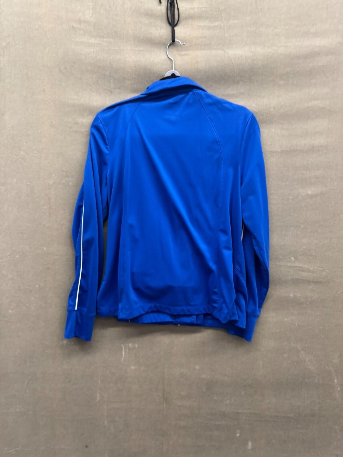 DANSKIN NOW FITTED BLUE/WHITE TRIM JACKET SZ XL 16-18 #8774 & PANTS SZ SM 4-6