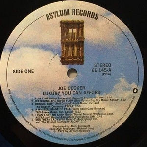 Joe Cocker Luxury You Can Afford Vinyl LP Record Used 3