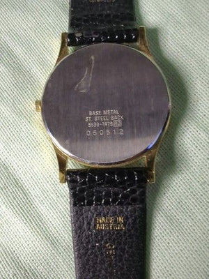 Seiko Watch Men Gold Tone Dial 32mm Tournament Of Champions Used 1