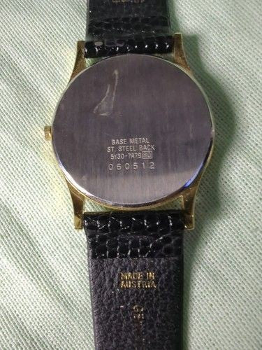 Seiko Watch Men Gold Tone Dial 32mm Tournament Of Champions Used