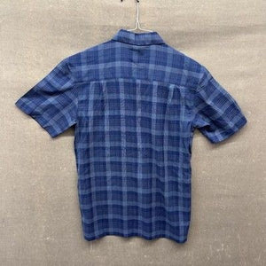 George Mens Shirt Small Plaid Short Sleeve Button Up Pocket Lightweight Pre-Owne 4