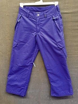 Burton Pants Youth XL Purple Snowboard Dryride Cargo Winter Adjustable Waist 1