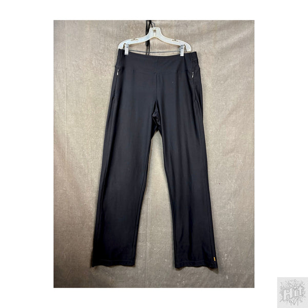 Lucy Size M Tall Athletic Performance Pants with Zippered Pockets