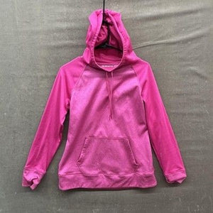 Danskin Now Hoodie Womens Medium Pink Dri-More Fleece Pullover Kangaroo Pocket 1