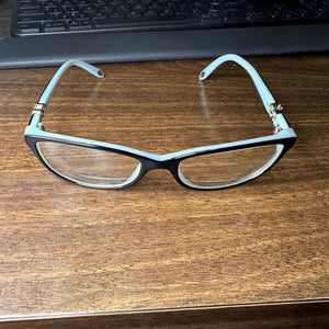 TIFFANY &amp; CO FRAMES ONLY EYEGLASSES TF 2051-B 8055 BLACK BLUE 51-16-135 5