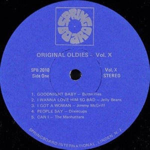 Various Original Oldies Vol. 10 Vinyl LP Record 1