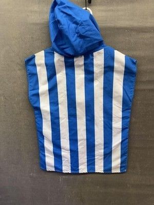 Beaches by Sandals Hooded Poncho Mens Large Swim Towel Coverup Striped Pullover 5