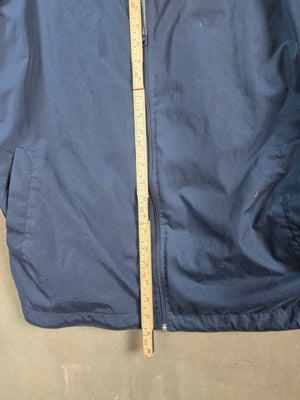 Reebok Men's Navy Blue Colorblock Zip Windbreaker Jacket Size XL 5