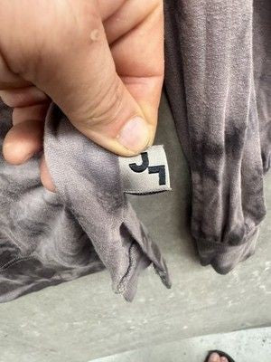 Joy Lab Pullover Womens Medium Gray Black Tie Dye Long Sleeve Sweater Pre-Owned 1