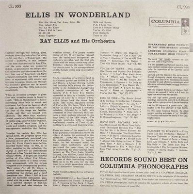 Ray Ellis And His Orchestra Ellis In Wonderland Vinyl LP Record Used