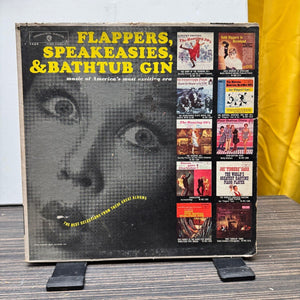 Various Artists Flappers Speakeasies Bathtub Gin 12 Inch Black Vinyl LP Used 2