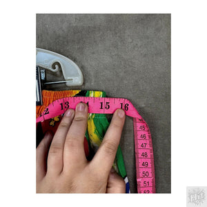 Vintage KWBL Los Angeles Colorful Abstract Harem Pants with Elastic Waist 3