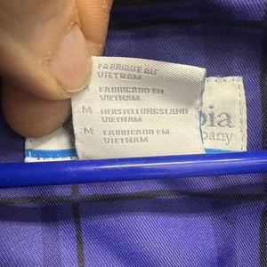 Columbia Womens Jacket Medium Purple Plaid Waterproof Hooded Pre-Owned 5