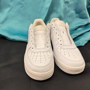 2021 NIKE AIR FORCE 1 RETRO LOW OG I TRIPLE WHITE New Laces Included Sz 9.5 5