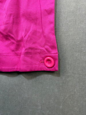 DALIA Women's Bright Pink Casual Ankle Pants 10P Petite Used Zip Closure 4