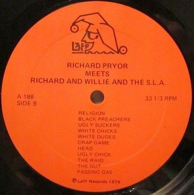 Richard Pryor Richard & Willie Richard Pryor Meets Vinyl Record Used