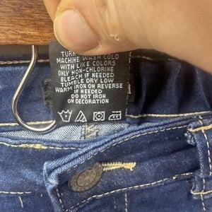 Delia's Girls Skinny Stretch Denim Jeans Adjustable Waist Size 12 Pre-Owned Good 2