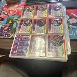 1994 Flair MARVEL UNIVERSE Complete Card Set 1-150 & 18 Card POWER BLAST 1