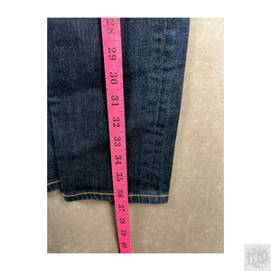 VS Pencil Women's Skinny Jeans Dark Wash Blue Size 6 Pre-Owned Slim Fit 5